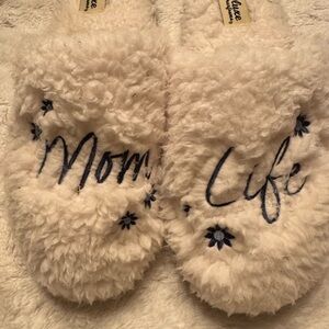 Cozy “Mom Life” Slippers